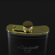 STAINLESS FLASK GOLD/BLACK