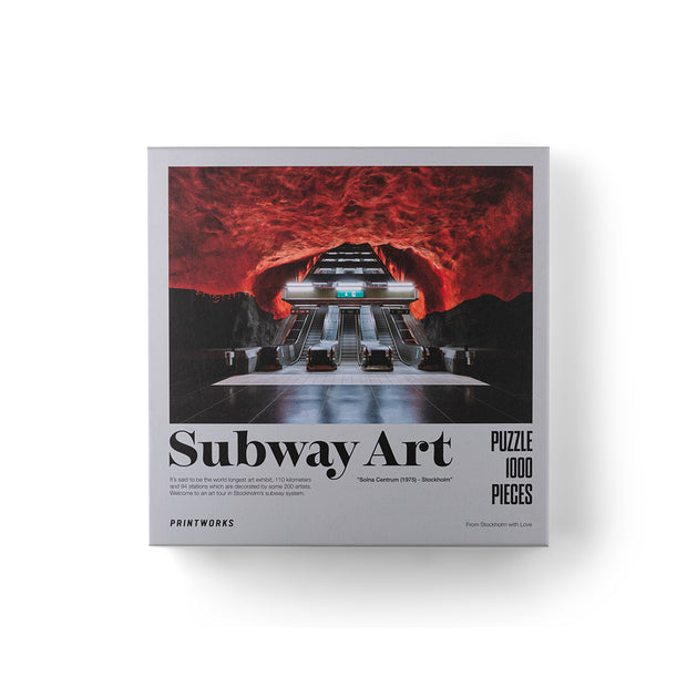 SUBWAY ART FIRE PUZZLE