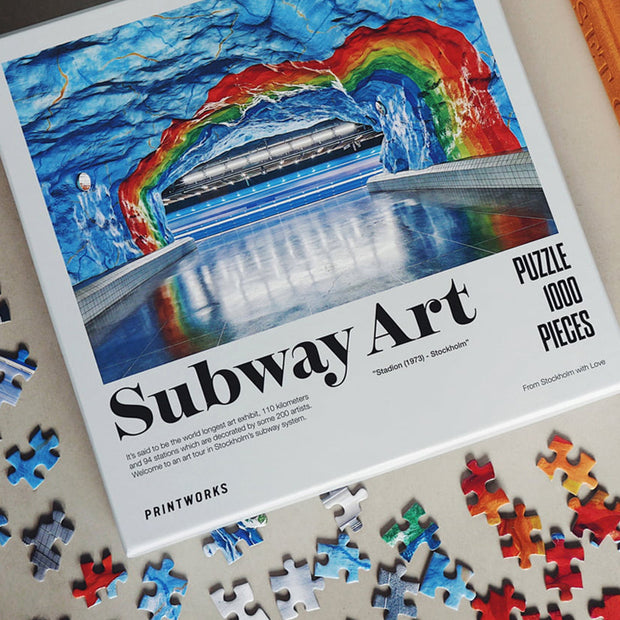 SUBWAY ART RAINBOW PUZZLE